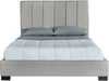 Elements International Magnum Queen Panel Bed in Grey - Vida Furniture (Laredo,TX)