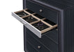 Galaxy Home Matrix Chest in Black - Vida Furniture (Laredo,TX)