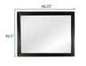 Galaxy Home Matrix Mirror in Gray - Vida Furniture (Laredo,TX)