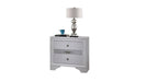 Galaxy Home Matrix Nightstand in White - Vida Furniture (Laredo,TX)