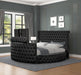 Galaxy Home Maya King Bed in Black - Vida Furniture (Laredo,TX)