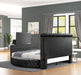 Galaxy Home Maya King Bed in Black - Vida Furniture (Laredo,TX)