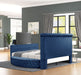Galaxy Home Maya King Bed in Navy - Vida Furniture (Laredo,TX)