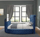 Galaxy Home Maya King Bed in Navy - Vida Furniture (Laredo,TX)