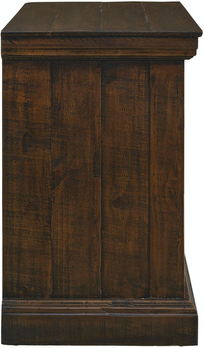 Elements International Condesa Tobacco 3 Drawer Nightstand in Brown - Vida Furniture (Laredo,TX)