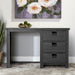 Elements International Vista Computer Desk in Grey - Vida Furniture (Laredo,TX)