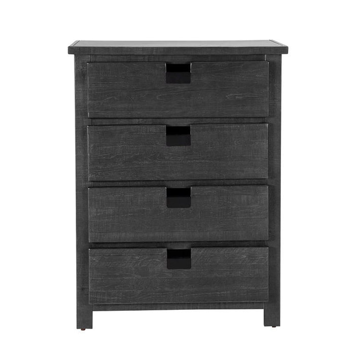 Elements International Vista Chest in Grey - Vida Furniture (Laredo,TX)