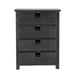 Elements International Vista Chest in Grey - Vida Furniture (Laredo,TX)