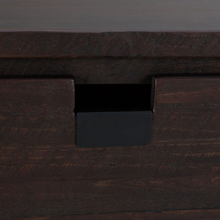 Elements International Vista Nightstand in Brown - Vida Furniture (Laredo,TX)