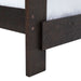 Elements International Vista Twin over Twin Bunk Bed with Ladder in Brown - Vida Furniture (Laredo,TX)