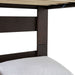 Elements International Vista Twin over Twin Bunk Bed with Staircase in Brown - Vida Furniture (Laredo,TX)