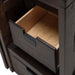 Elements International Vista Twin over Twin Bunk Bed with Staircase in Brown - Vida Furniture (Laredo,TX)