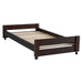 Elements International Vista Twin over Twin Super Loft Bed with Desk and Bookcase in Brown - Vida Furniture (Laredo,TX)