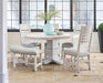 Elements International Condesa Wooden Back Side Chair (Set of 2) in White - Vida Furniture (Laredo,TX)
