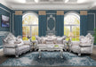 Galaxy Home Melrose Chair in Silver - Vida Furniture (Laredo,TX)