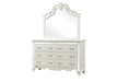 Galaxy Home Milan Dresser in White - Vida Furniture (Laredo,TX)