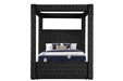 Galaxy Home Monica Full Bed in Black - Vida Furniture (Laredo,TX)