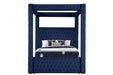 Galaxy Home Monica Full Bed in Navy - Vida Furniture (Laredo,TX)