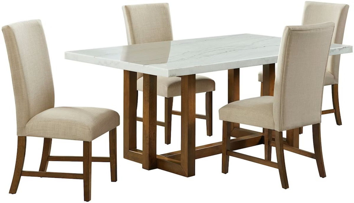 Elements International Morris Side Chair in Espresso - Vida Furniture (Laredo,TX)