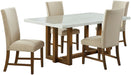 Elements International Morris Side Chair in Espresso - Vida Furniture (Laredo,TX)