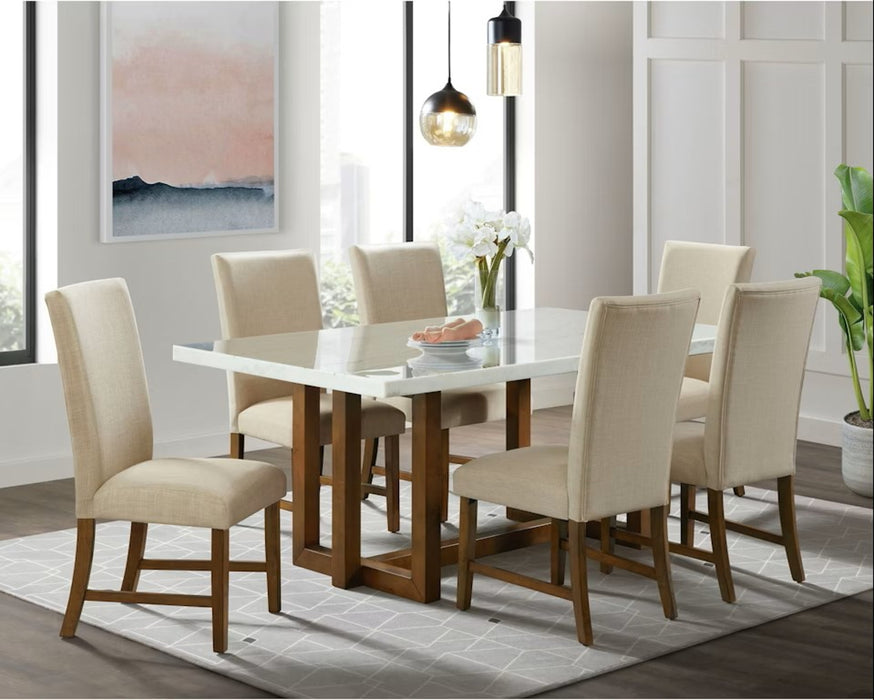 Elements International Morris Side Chair in Espresso - Vida Furniture (Laredo,TX)