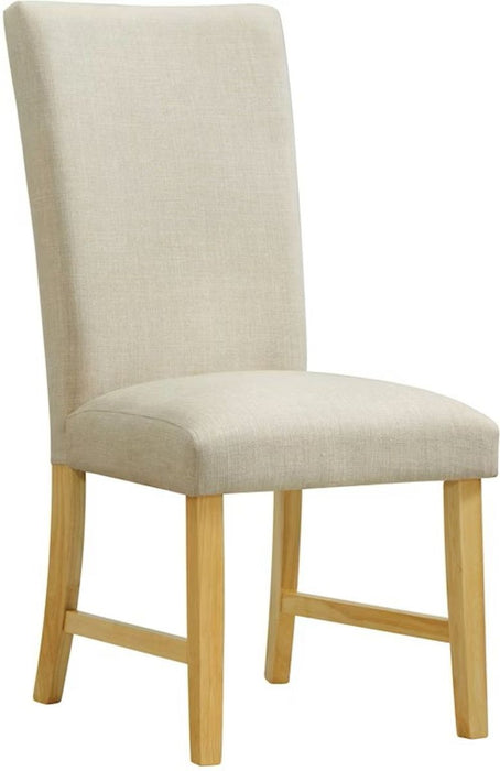 Elements International Morris Side Chair in Natural - Vida Furniture (Laredo,TX)