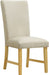 Elements International Morris Side Chair in Natural - Vida Furniture (Laredo,TX)