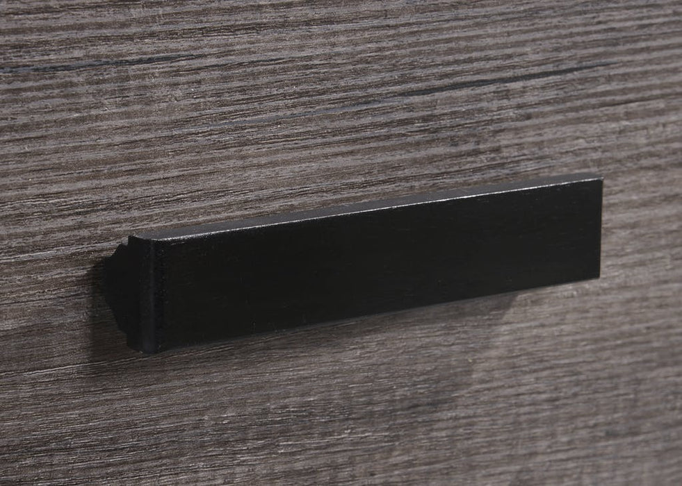 Elements International Nathan Chest in Gray Oak Lacquer - Vida Furniture (Laredo,TX)