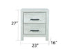 Galaxy Home Denver Nightstand Rustic Oak - Vida Furniture (Laredo,TX)