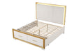 Galaxy Home Obsession King Bed in White - Vida Furniture (Laredo,TX)