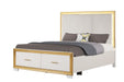 Galaxy Home Obsession King Bed in White - Vida Furniture (Laredo,TX)