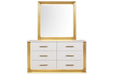 Galaxy Home Obsession Dresser in White - Vida Furniture (Laredo,TX)
