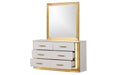 Galaxy Home Obsession Dresser in White - Vida Furniture (Laredo,TX)