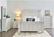 Elements International Olivia White Nightstand - Vida Furniture (Laredo,TX)