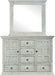 Elements International Olivia White Mirror - Vida Furniture (Laredo,TX)