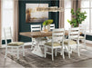 Elements International Park Creek Rectangular Dining Table in Two-Tone - Vida Furniture (Laredo,TX)