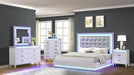 Galaxy Home Passion Mirror in Milky White - Vida Furniture (Laredo,TX)