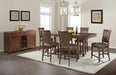 Elements International Prescott Server in Walnut - Vida Furniture (Laredo,TX)