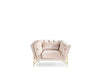 Galaxy Home Presley Chair in Beige - Vida Furniture (Laredo,TX)