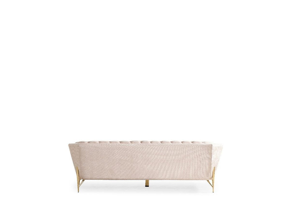 Galaxy Home Presley Loveseat Bin eige - Vida Furniture (Laredo,TX)