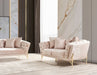 Galaxy Home Presley Loveseat Bin eige - Vida Furniture (Laredo,TX)