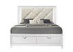 Galaxy Home Prism King Bed in White image