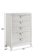 Galaxy Home Prism Chest in White - Vida Furniture (Laredo,TX)