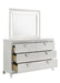 Galaxy Home Prism Dresser in White - Vida Furniture (Laredo,TX)