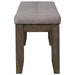 Crown Mark Bardstown Bench in Gray - Vida Furniture (Laredo,TX)