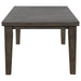 Crown Mark Bardstown Dining Table in Gray - Vida Furniture (Laredo,TX)