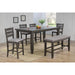Crown Mark Bardstown Counter Height Table in Gray - Vida Furniture (Laredo,TX)