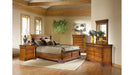 Elements International Shenandoah Nightstand in Classic Oak - Vida Furniture (Laredo,TX)