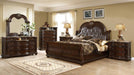 Galaxy Home Roma Mirror in Dark Walnut - Vida Furniture (Laredo,TX)