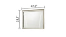 Galaxy Home Samantha Mirror Silver - Vida Furniture (Laredo,TX)